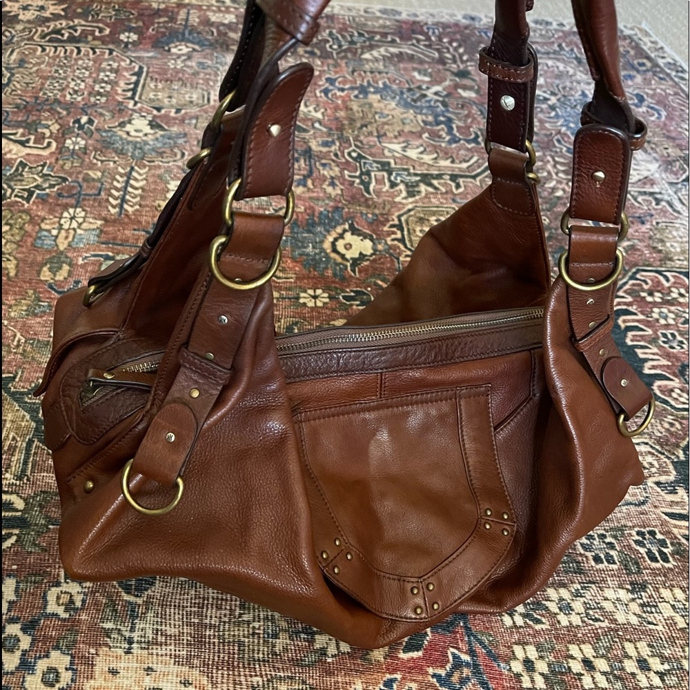 Vintage High Quality Convertible Leather Bag - Hayden-Harnett